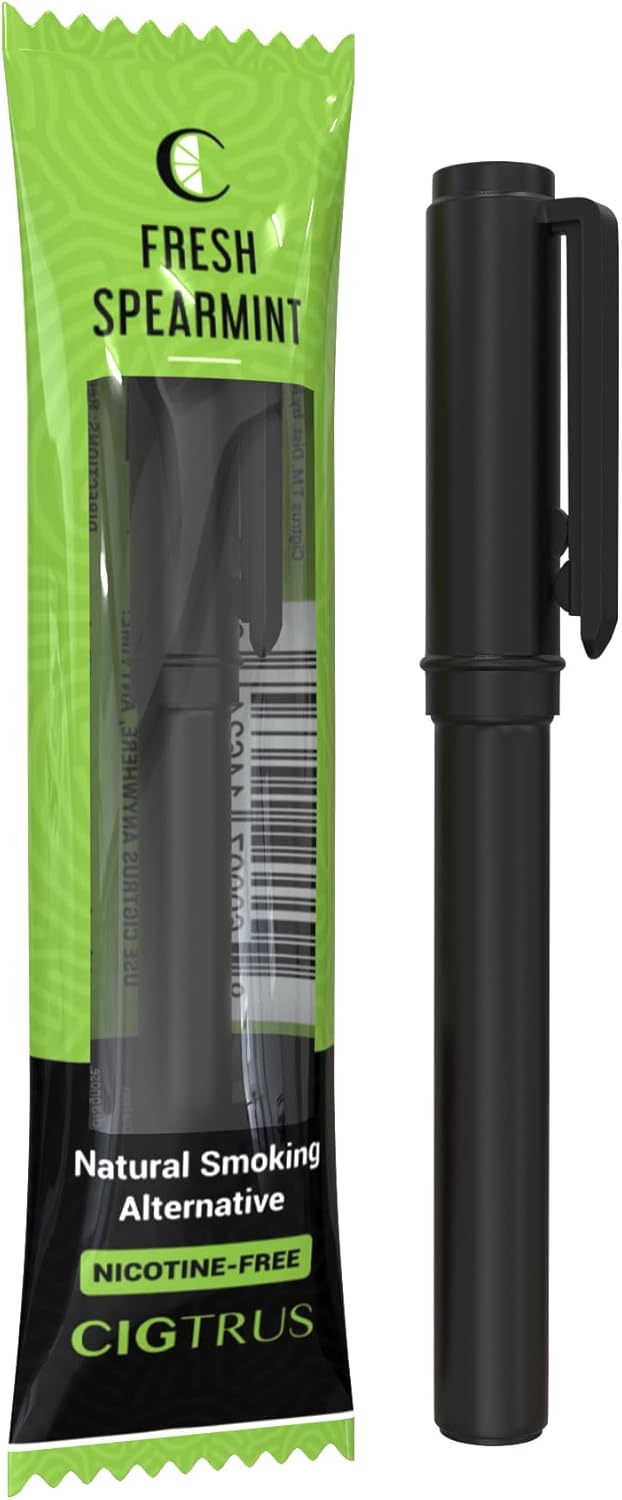 Natural Flavored Air Device - Inhaler | Fights Bad Habits & Oral Fixation Craving Relief |Tobacco-Free, Nicotine-Free, & Non-Electric | Refreshing & Sugar-Free | Fresh Spearmint- 1 Piece