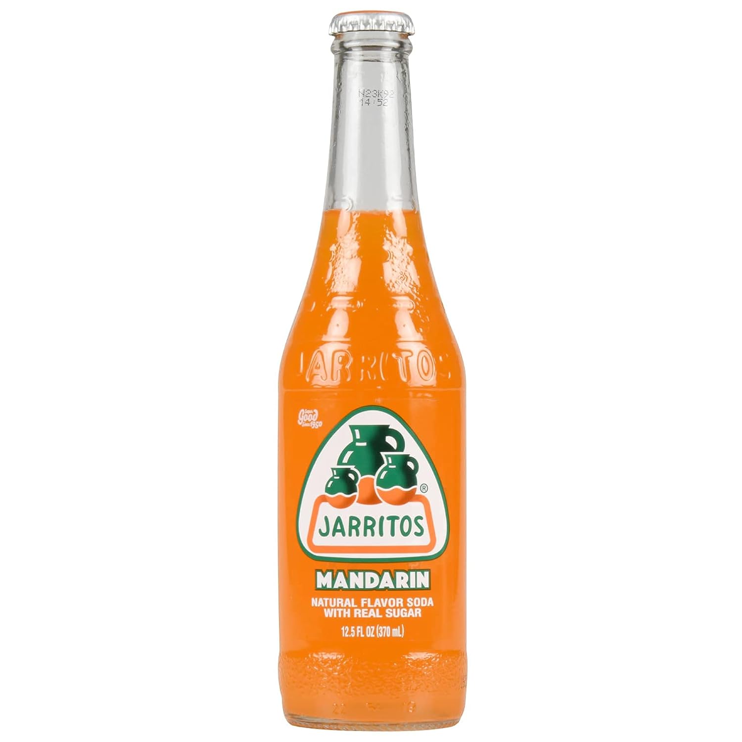 Jarritos Mandarin Natural Flavor Soda With Real Sugar 12/12.5 fl. oz. glass bottles (12-Pack)