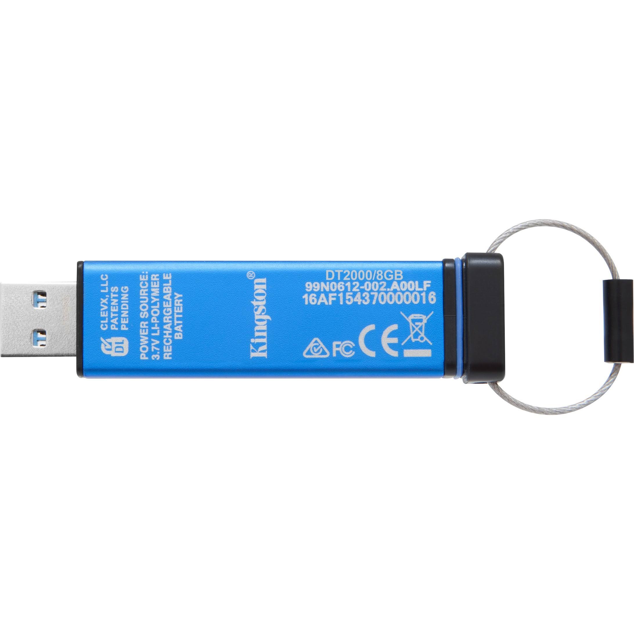 Kingston DataTraveler 2000 - USB Flash Drive - 8 GB