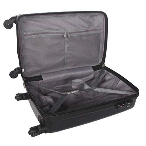 Samsonite Winfield 2 Hardside Expandable Luggage with Spinner Wheels, Brushed Anthracite, Checked-Large 28-Inch