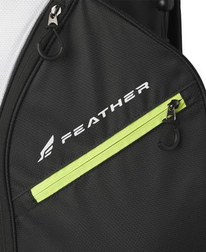 Wilson Feather Golf Cart Bag - Black/Grey/Red