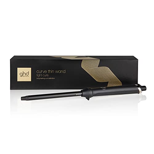ghd Curve® Professional Hair Curling Irons & Wands | Soft Waves, Classic and Tight Curls | 0.5 –1.5 Inch Barrels’ | 365ºF Styling Temp Preventing Heat Damage + Auto Sleep Mode