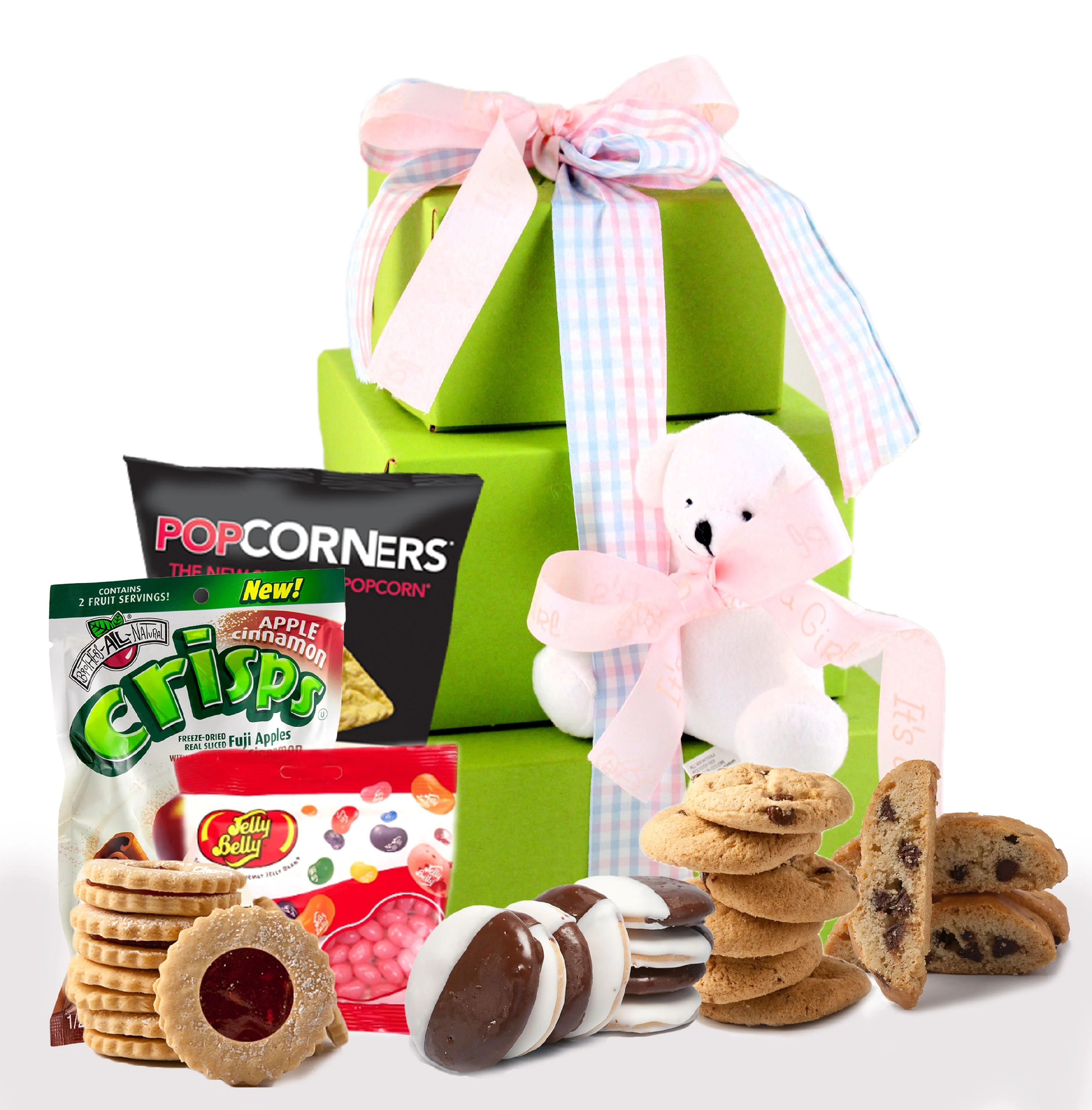 Gluten Free Palace It's a Girl! Gluten Free Large Gift Tower, 2 Lb.