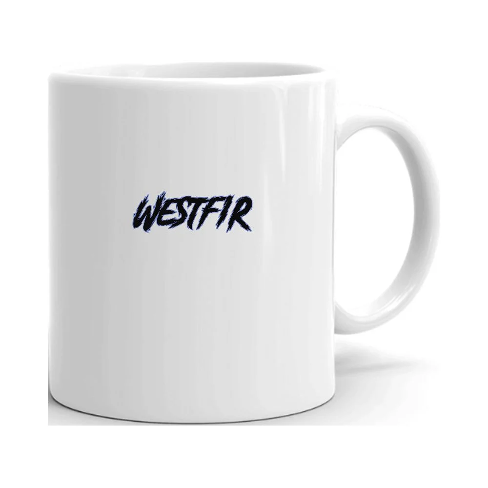 Westfir Slasher Style Ceramic Dishwasher And Microwave Safe Mug By Undefined Gifts