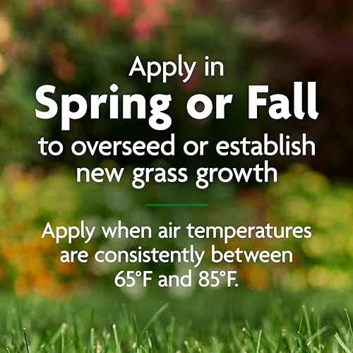 Scotts Turf Builder Grass Seed Tall Fescue Mix with Fertilizer and Soil Improver, Resists Harsh Conditions, 5.6 lbs.