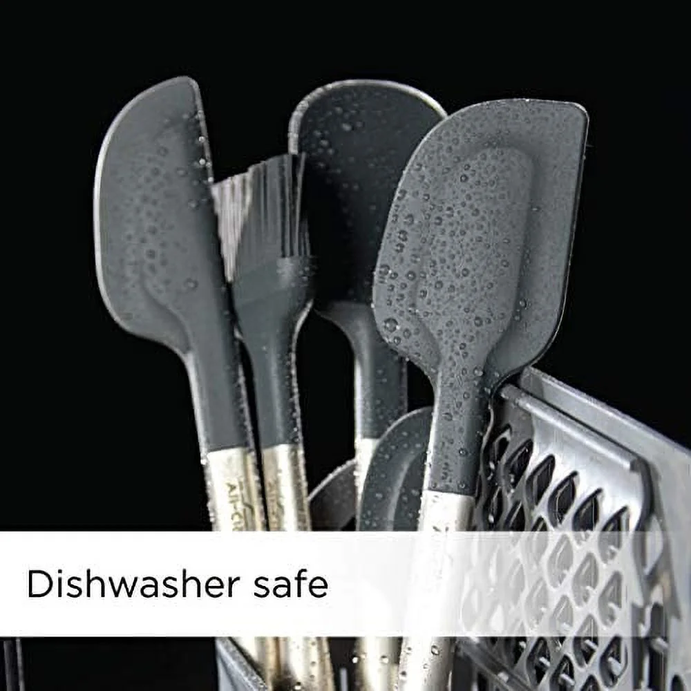 All Clad Silicone Tools Pastry Brush, Stainless Steel and Black