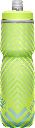 CamelBak Podium Chill Bike Insulated Squeeze Water Bottle Navy Stripe, 24oz