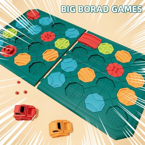 STEM Board Games Kids Toys, Maze Brain Teaser Puzzles Learning Games for Kids Ages 4-8 118 Challenges 5 Difficulty Levels Squirrel Logic Track Building Blocks, Educational Montessori Birthday Gifts