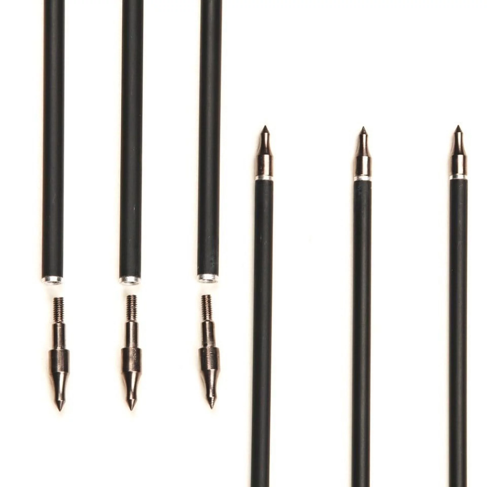 EROCK 32 inch Targeting Arrows Feathers Fletching Mixed Carbon Fiber Crossbow Hunting Door Archery Shooting Arrows Competition Arrows 12PCS