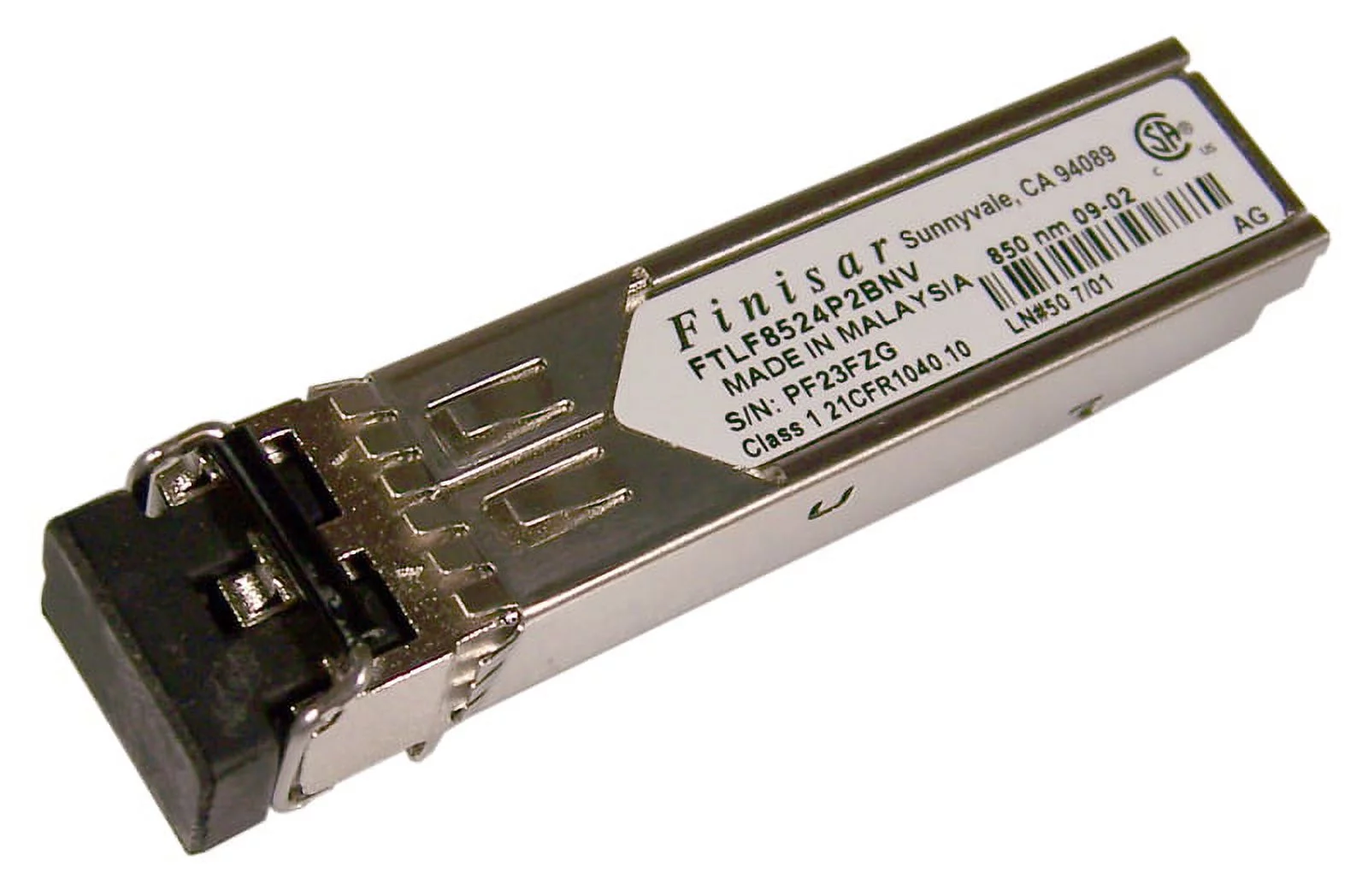 Finisar SFP 850nm SWL 4GB mini-GBIC FTLF8524P2BNV Transceiver Shortwave Module