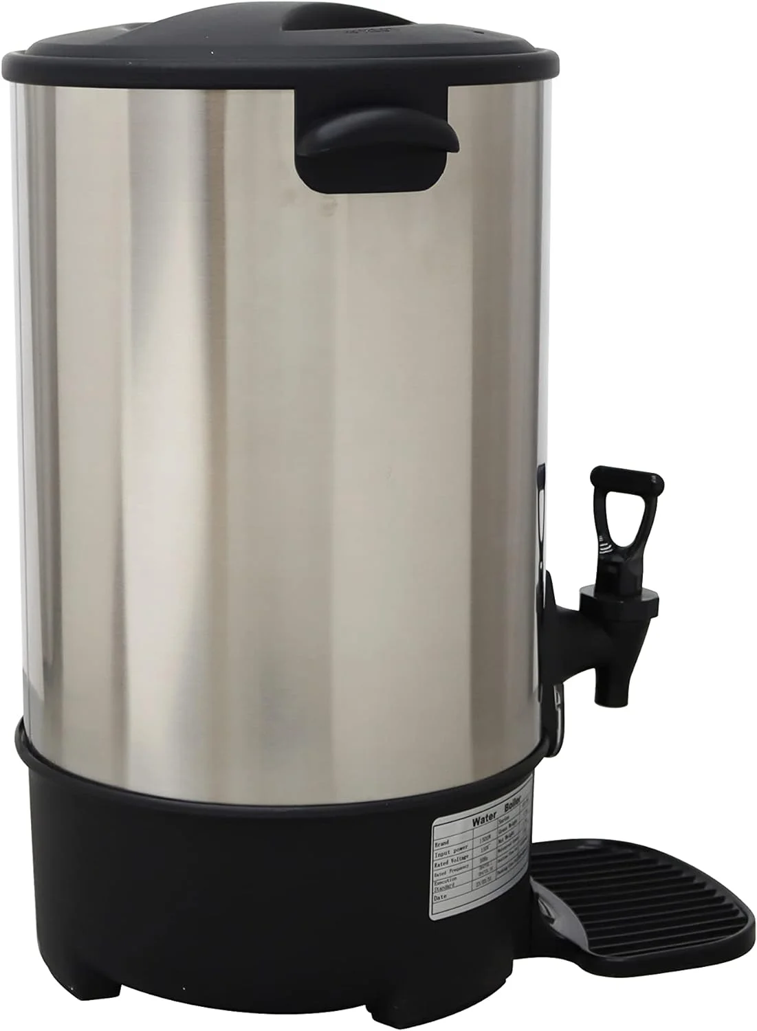 PreAsion Commercial Household Stainless Steel Milk Bucket Hot Water Bucket Instant Hot Water Boiler 8.8L