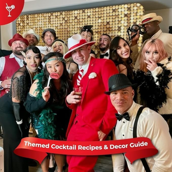 Roaring 20s Murder Mystery Game: Death by Bathtub Gin | Murder Mystery Games | Flexible 4-20+ Players | Physical Game Kit