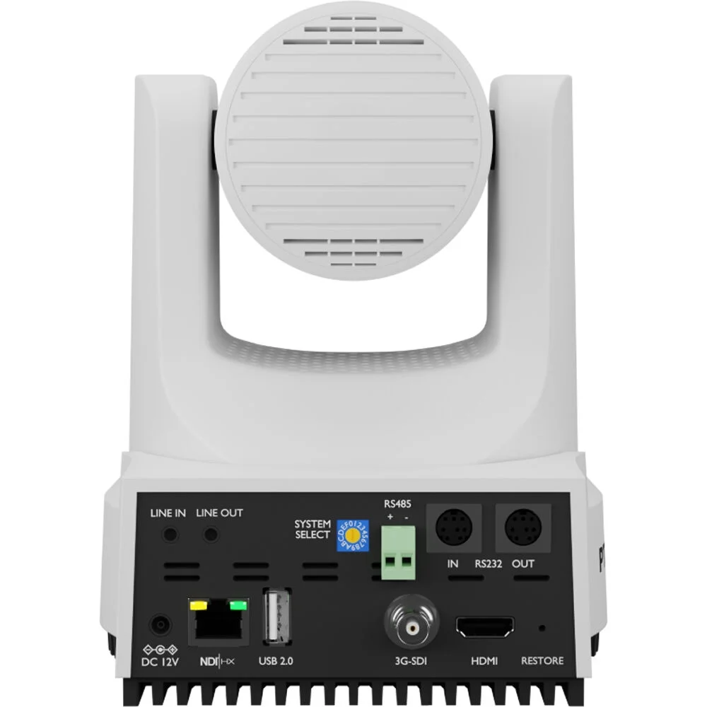 2 x PTZOptics Move 4K SDI/HDMI/USB/IP PTZ Camera with 12x Optical Zoom (White) (PT12X-4K-WH-G3)