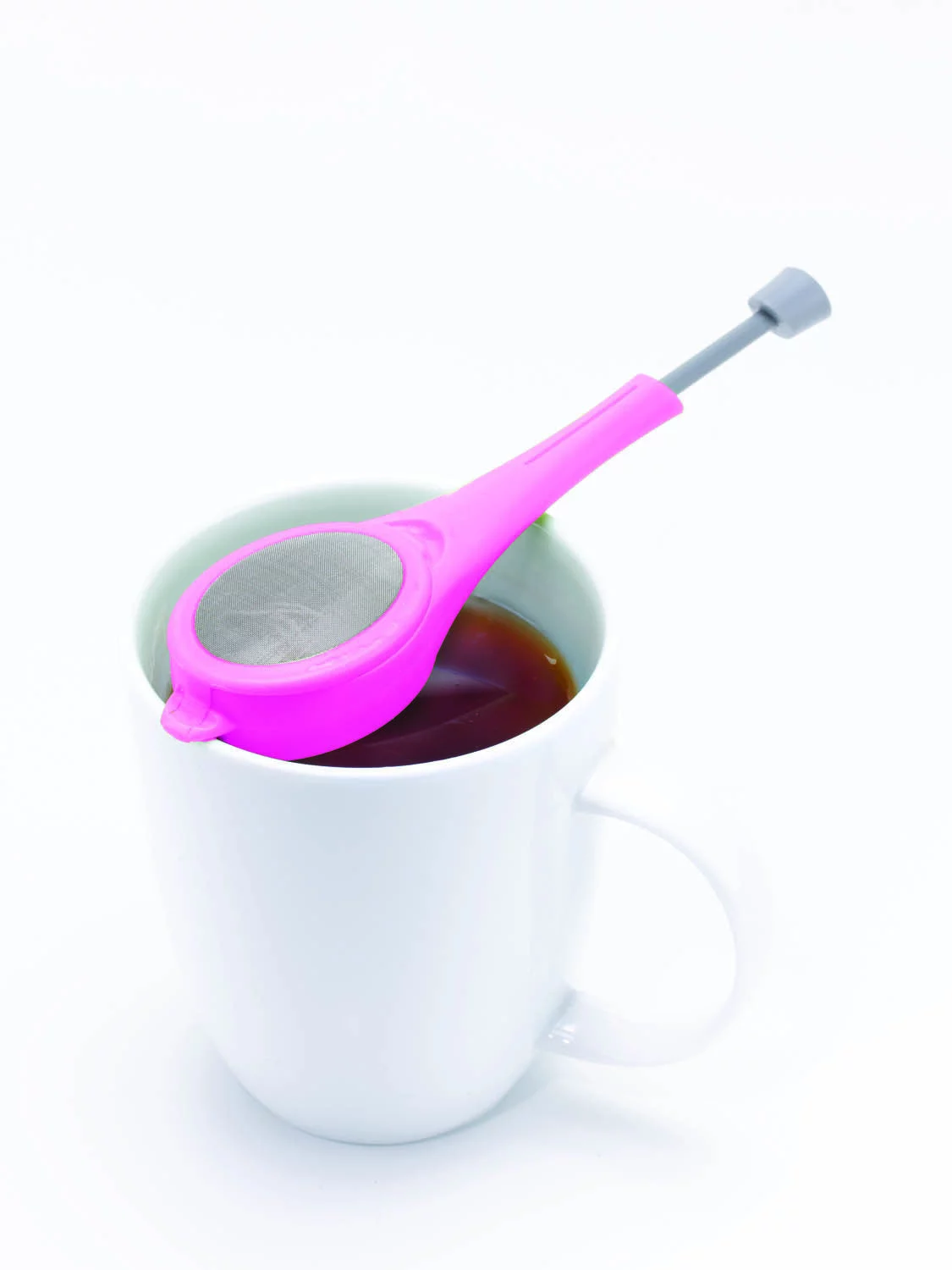 Jokari Loose Leaf Tea Infuser with Squeeze Pump also Usable with Tea Bags 4 Pk
