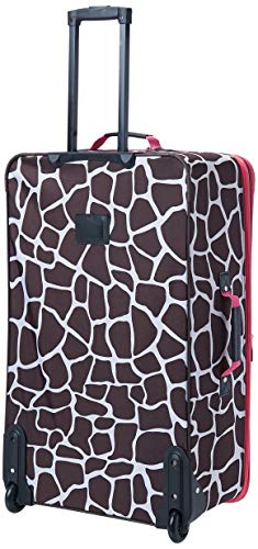 Rockland Fashion Softside Upright Luggage Set, Beach