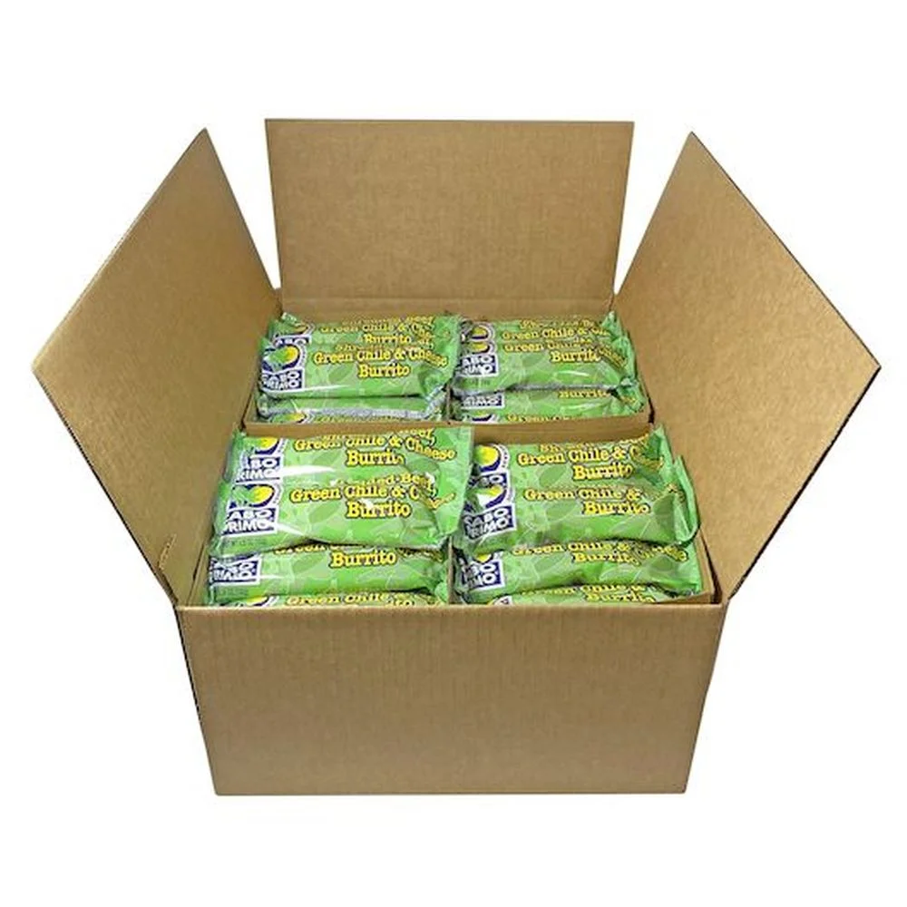Cabo Primo Shredded Beef Green Chile Cheese Burrito, 5.35 Ounce -- 80 per case