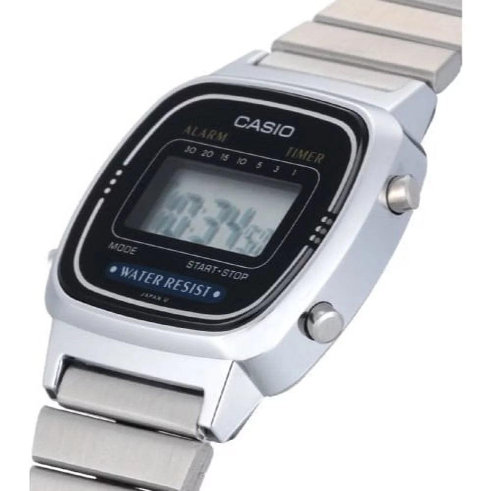 Casio Women's Classic Stainless Steel Digital Watch LA670WA-1