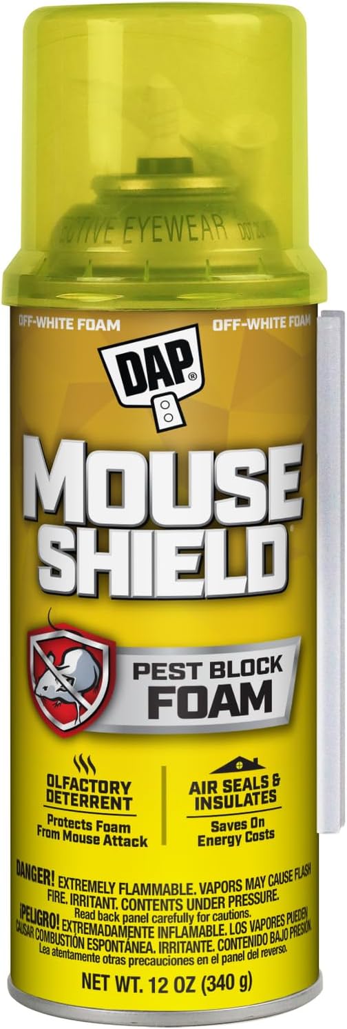 DAP 4001012506 12OZ Mouse Foam Sealant, Cream