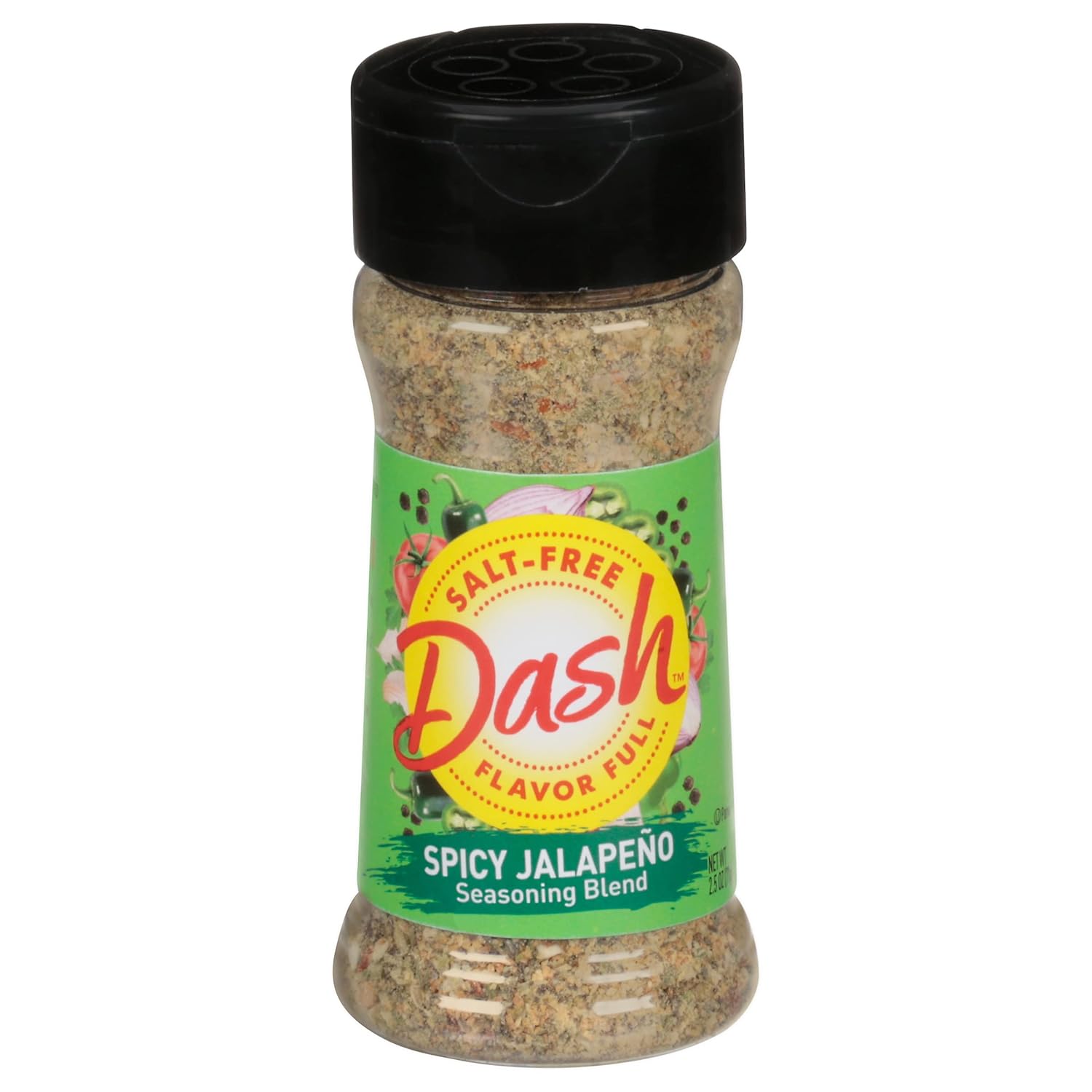 Dash Salt-Free Seasoning Blend, Spicy Jalapeno, 2.5 Ounce