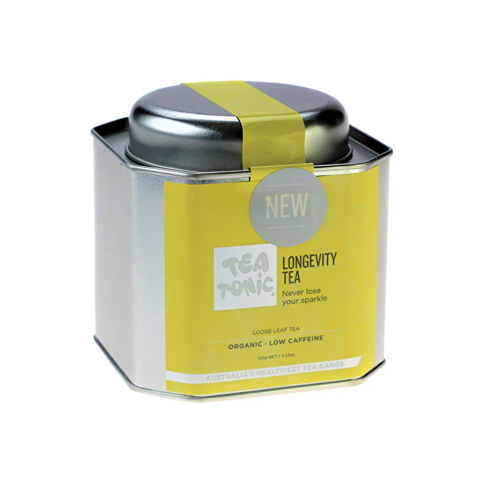 Tea Tonic Organic Longevity Tea Caddy Tin 120g
