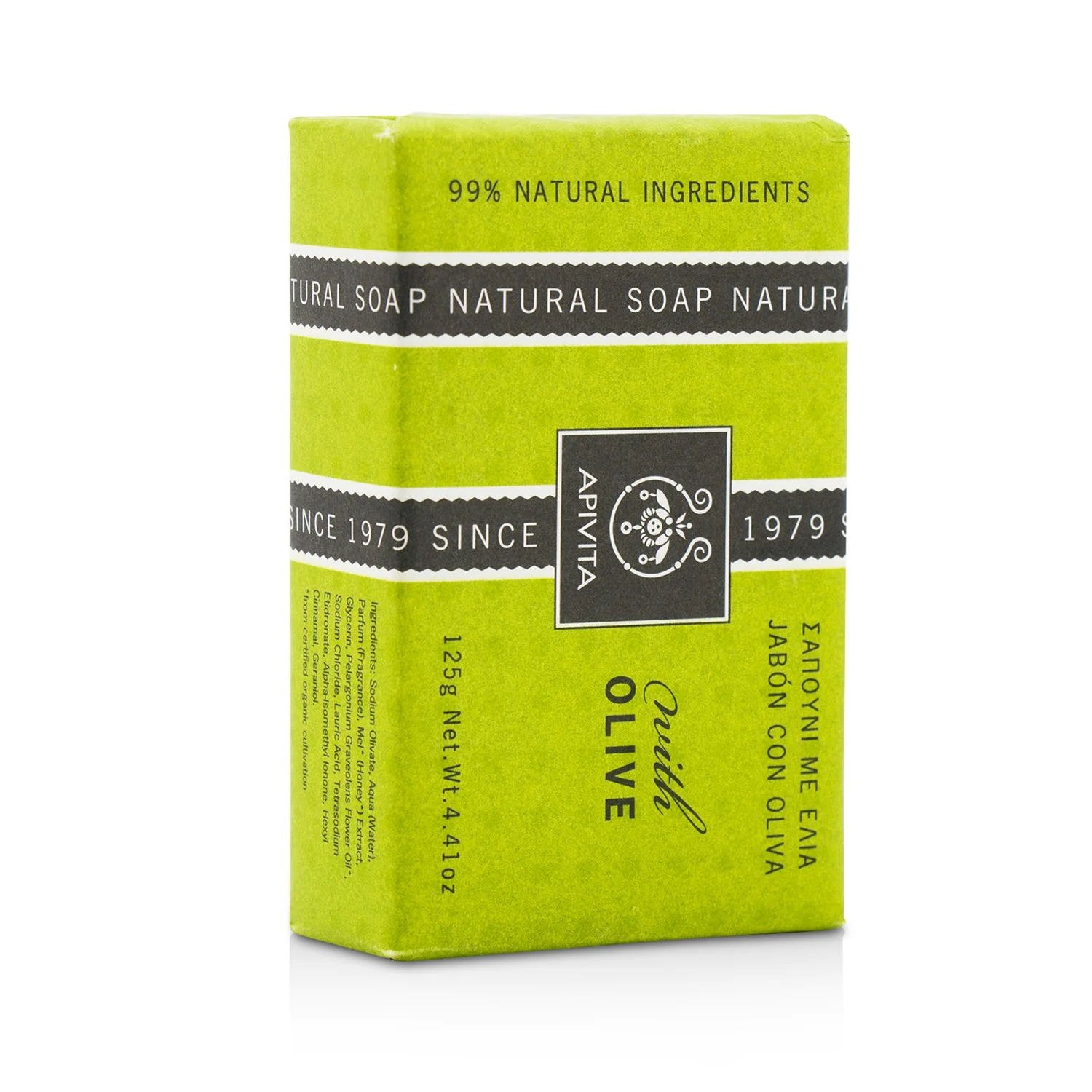 Apivita Natural Soap With Olive  125g/4.41oz