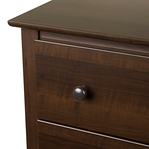 Prepac Sonoma Traditional Tall Nightstand Side Table with 3 Drawers, Functional Tall 3-Drawer Bedside Table 16