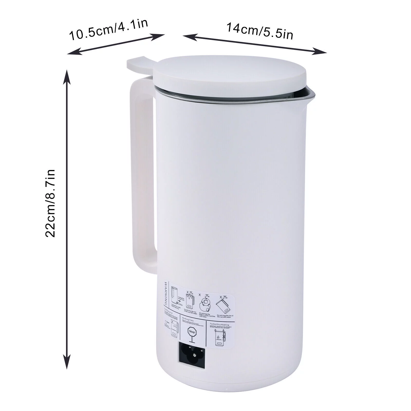 Colorfullrain 350ml 400W Soybean Soymilk Machine Grain Soy Milk Maker Electric Blender Smooth