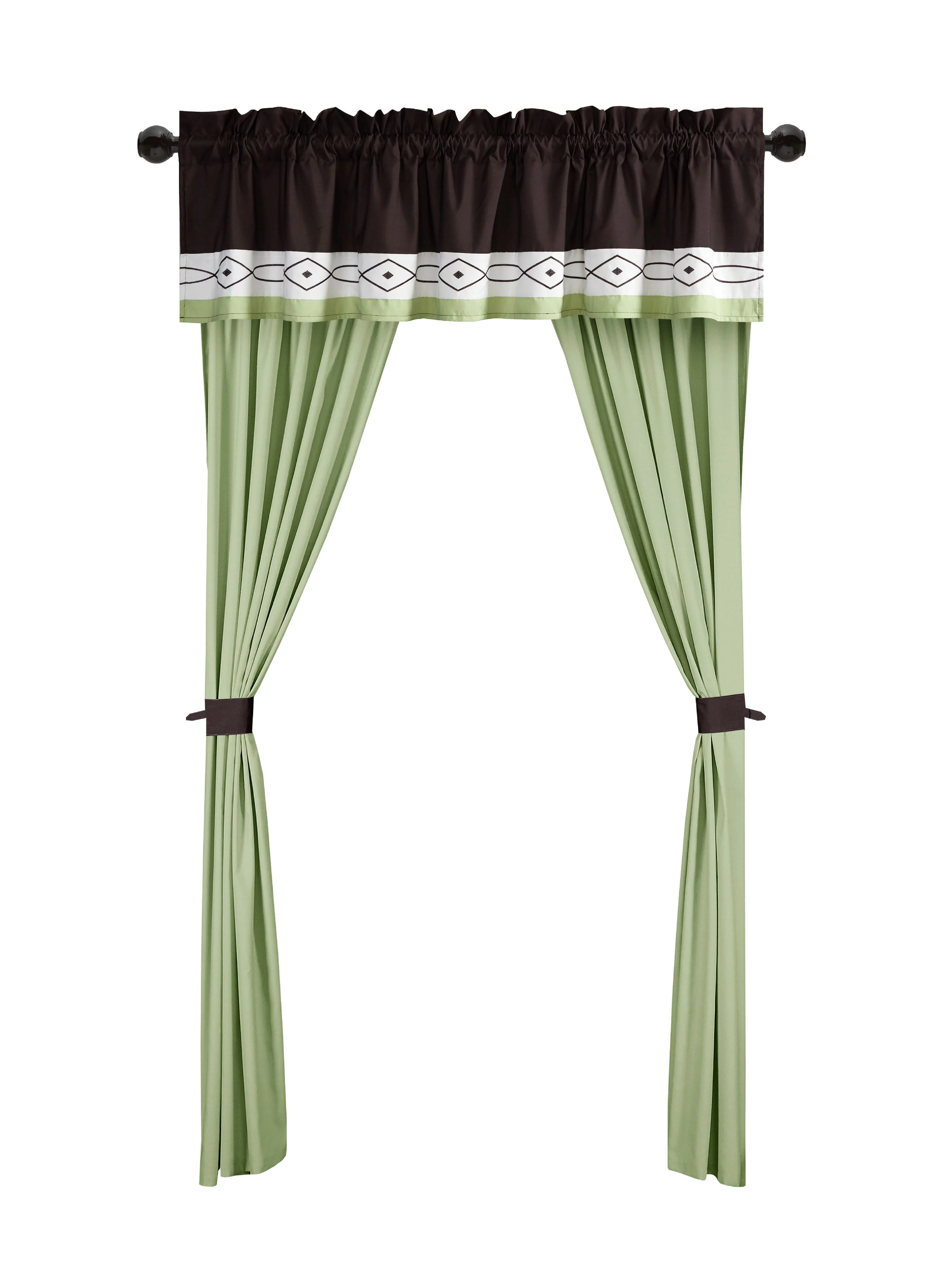 Chic Home Mykie 20-Piece Color Block Comforter Set, Queen, Green