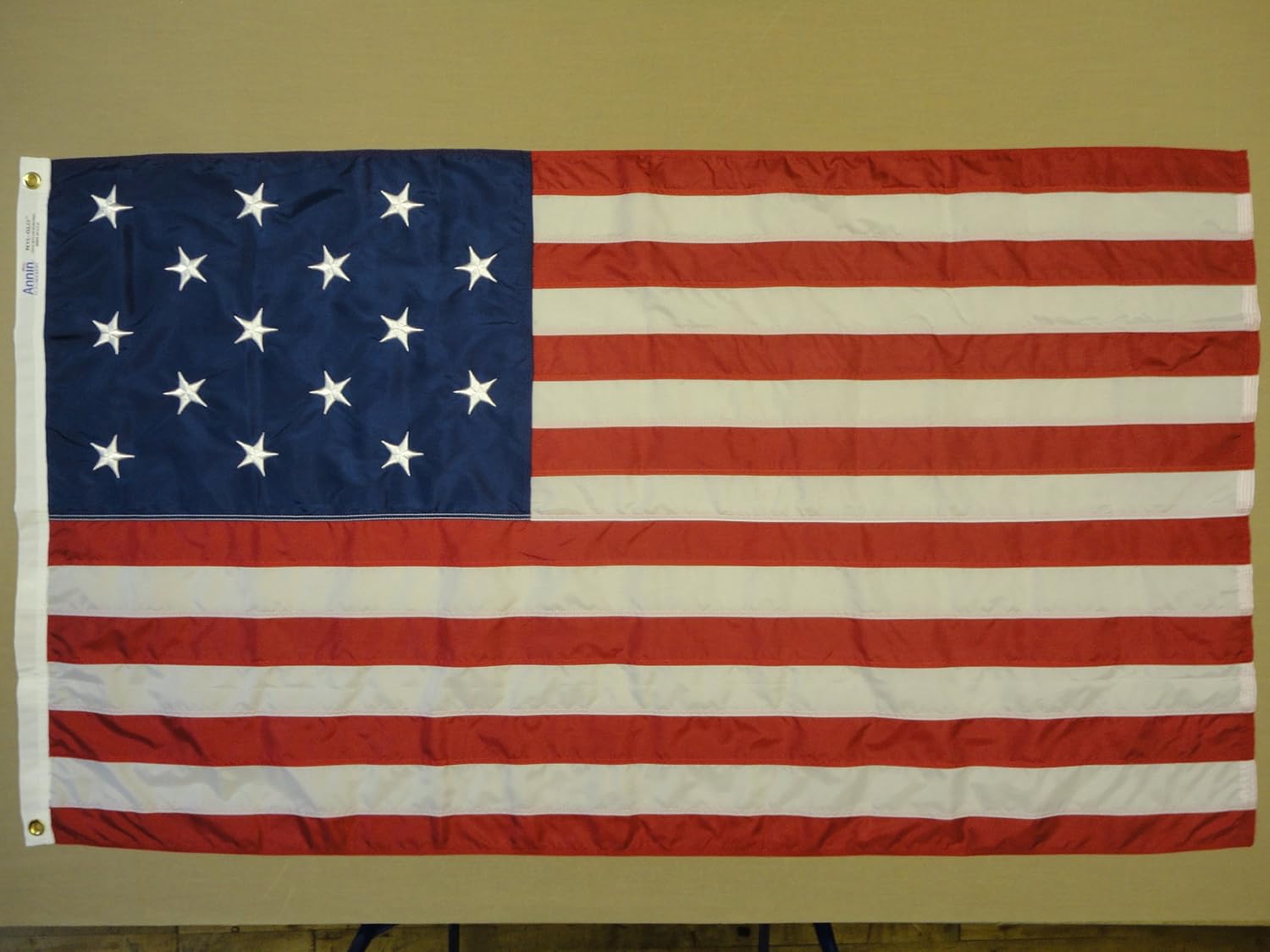 Annin Flagmakers Dyed Nylon American Flag, 3 x 5 Feet (Model 319395)