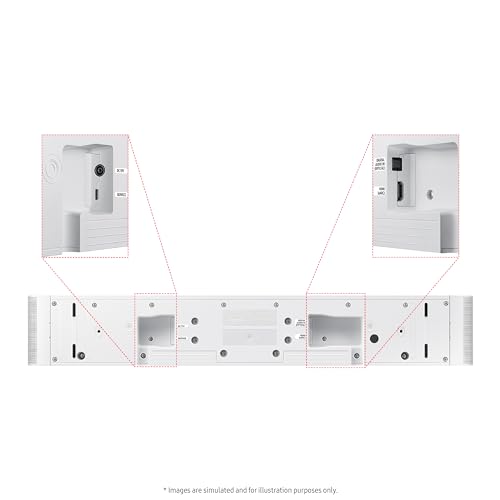 SAMSUNG HW-S50B/ZA 3.0ch All-in-One Soundbar w/Dolby 5.1, DTS Virtual:X, Q Symphony, Built in Center Speaker, Adaptive Sound Lite, Bluetooth Multi Connection, 2022 Black