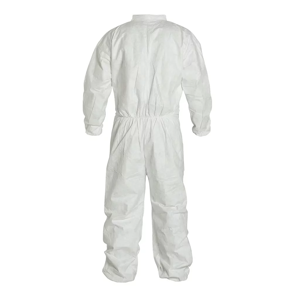 DuPont Tyvek Coveralls with Elastic Wrists and Ankles, White, Medium - 25 CA (251-TY125SWHMD0025VP)