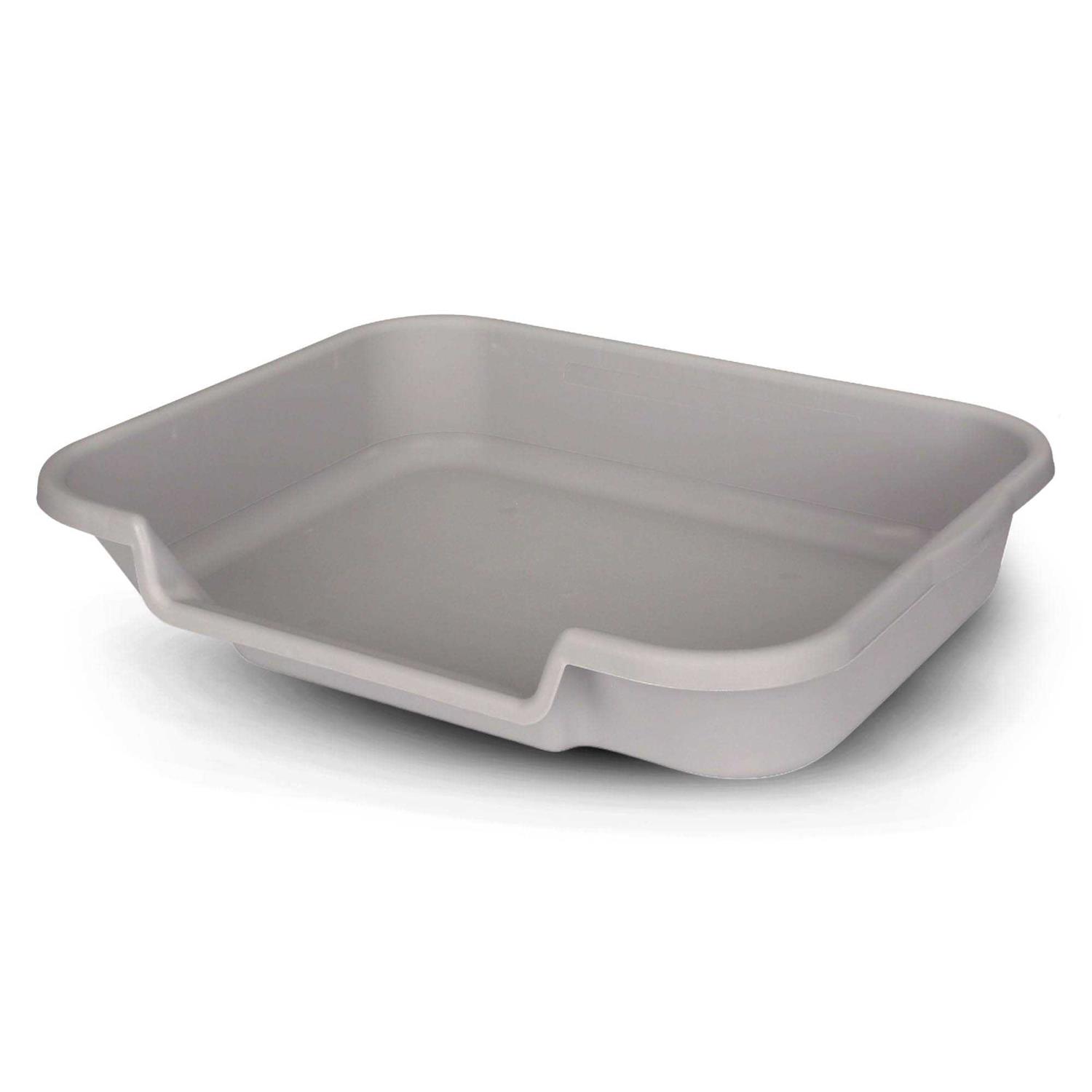 NE14pets KittyGoHere Litter Box for Senior cats That cant cope with a Traditional Litter Box Large Box Misty gray - Pet Supplies online store