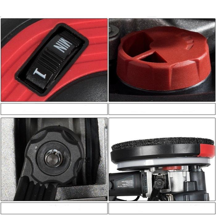 Powerful 9′′ Electric Drywall Ceiling Pole Sander Dustless Vacuum W/ LED