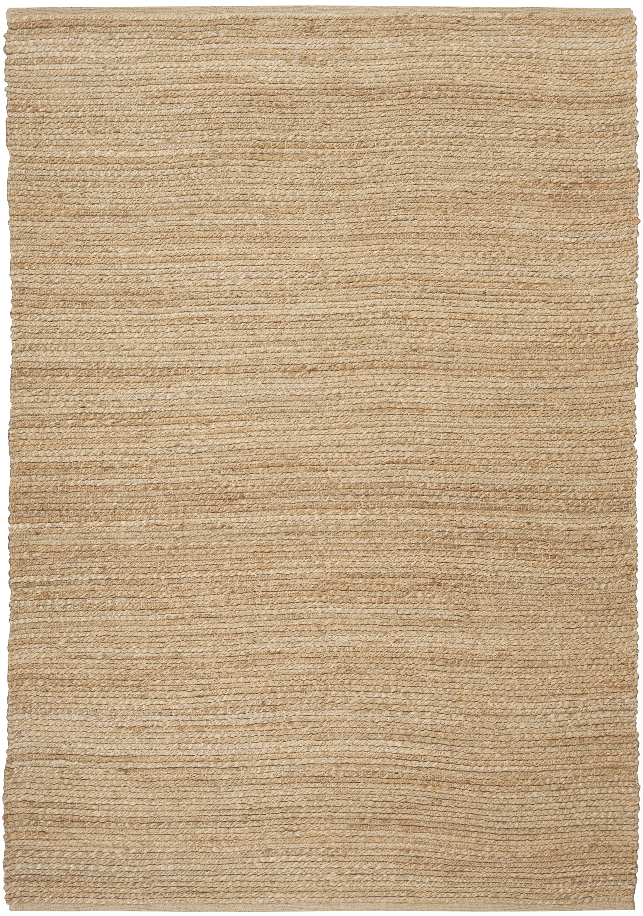 Nourison Natural Jute Solid Bleached 5' x 7' Area Rug (5x7)