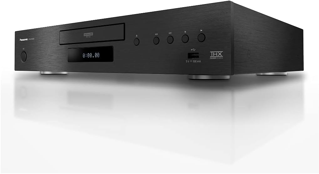Panasonic DPUB9000 4K Ultra HD Blu-ray Player with HDR10+ and Dolby Vision Playback (Black)