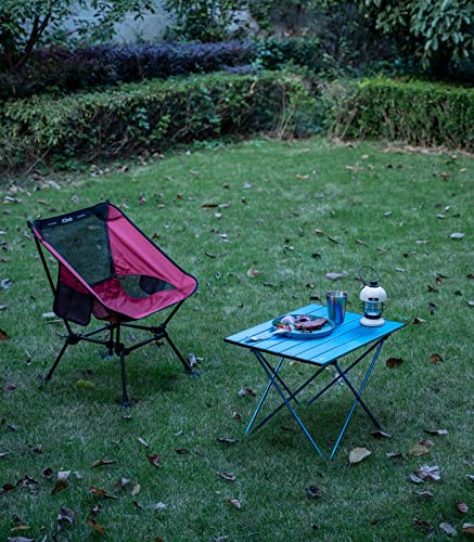 iClimb Ultralight Compact Camping Folding Beach Chair with Anti-Sinking Large Feet