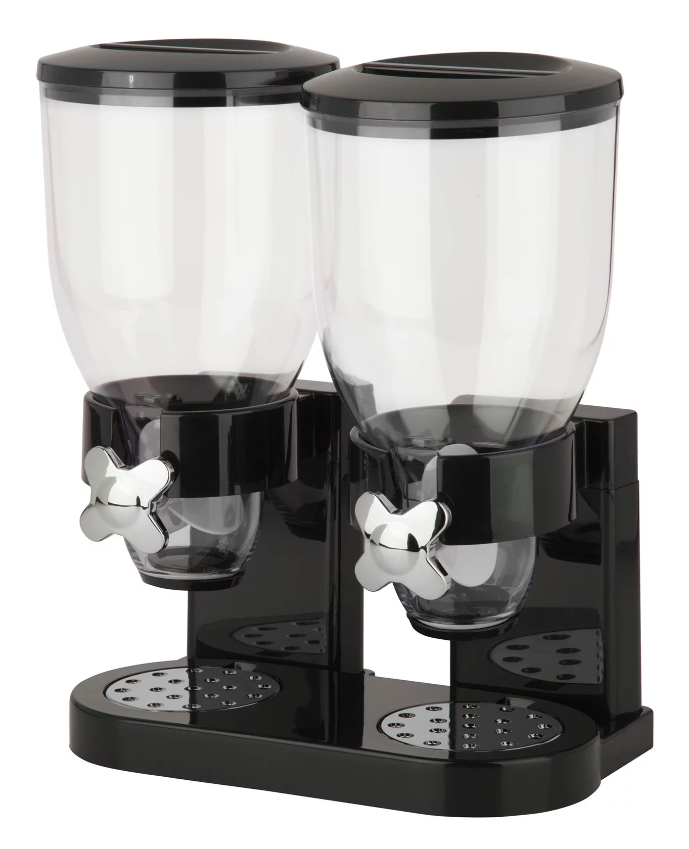 Black Zevro Double Cereal Dispenser