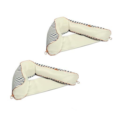 Big Joe Noodle Sling, No Inflation Needed, Pool Float with Armrests, Quick Draining Fabric, Cup Holder