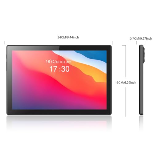 10.1 Inch Android 13 Tablet with SIM Card Slot 4G LTE Calling,12GB+512GB, 8000mAh Battery, Dual Camera, Bluetooth/WiFi, Bundle with Case, Keyboard, Mouse & Stylus (Pink)