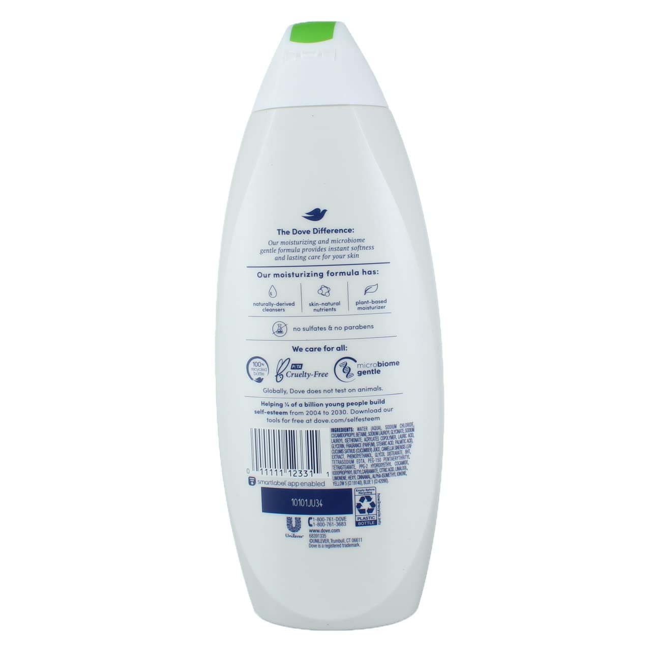 Dove go fresh Refreshing Body Wash Revitalizes and Refreshes Skin Cucumber and Green Tea Effectively Washes Away Bacteria While Nourishing Your Skin 12 oz