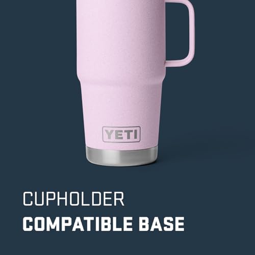 YETI Rambler 20 oz Travel Mug, Stainless Steel, Vacuum Insulated with Stronghold Lid