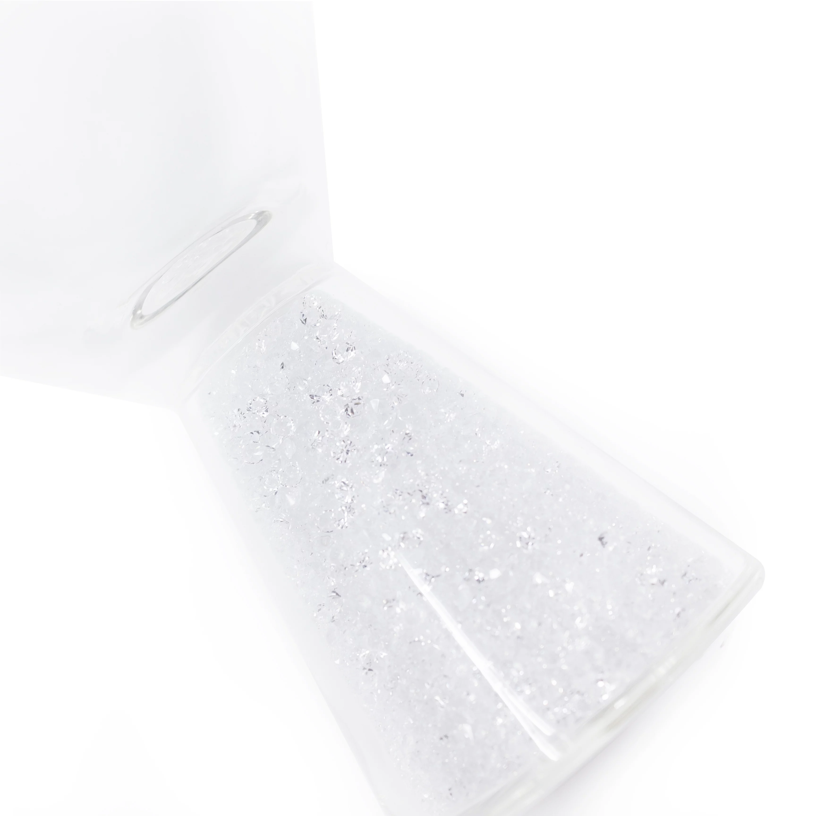 Sparkles Home Rhinestone Stemless Crystal-Filled Martini Glass - Set of 6