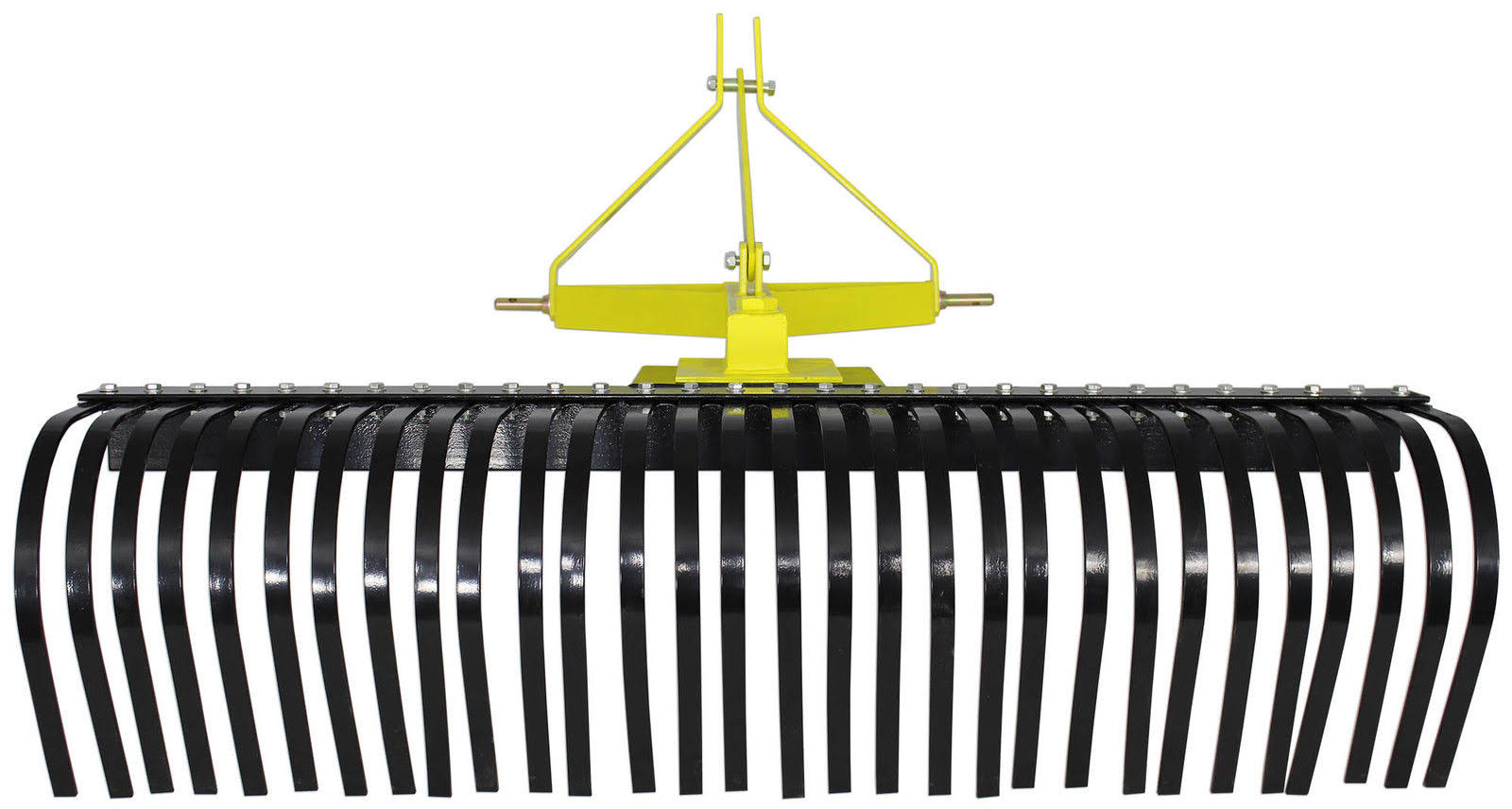 Landscape Rock Rake 3 Point Soil Gravel Lawn Tow Behind Compact Tractor 5ft