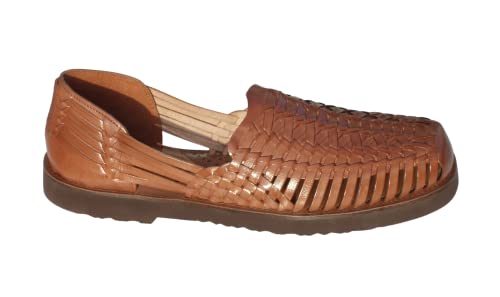 Barclay Men's Hand Woven Leather Huarache Sandal for All-Day Comfort