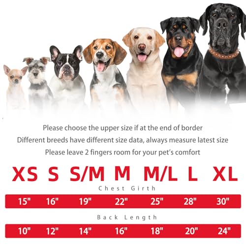 PUPTECK Christmas Dog Sweaters for Cold Weather, Soft Outfit Warm Winter Coat Knitted Dog Clothes for Small Medium Large Doggies Puppy Indoor Outdoor Walking, Colorful Design, Classic