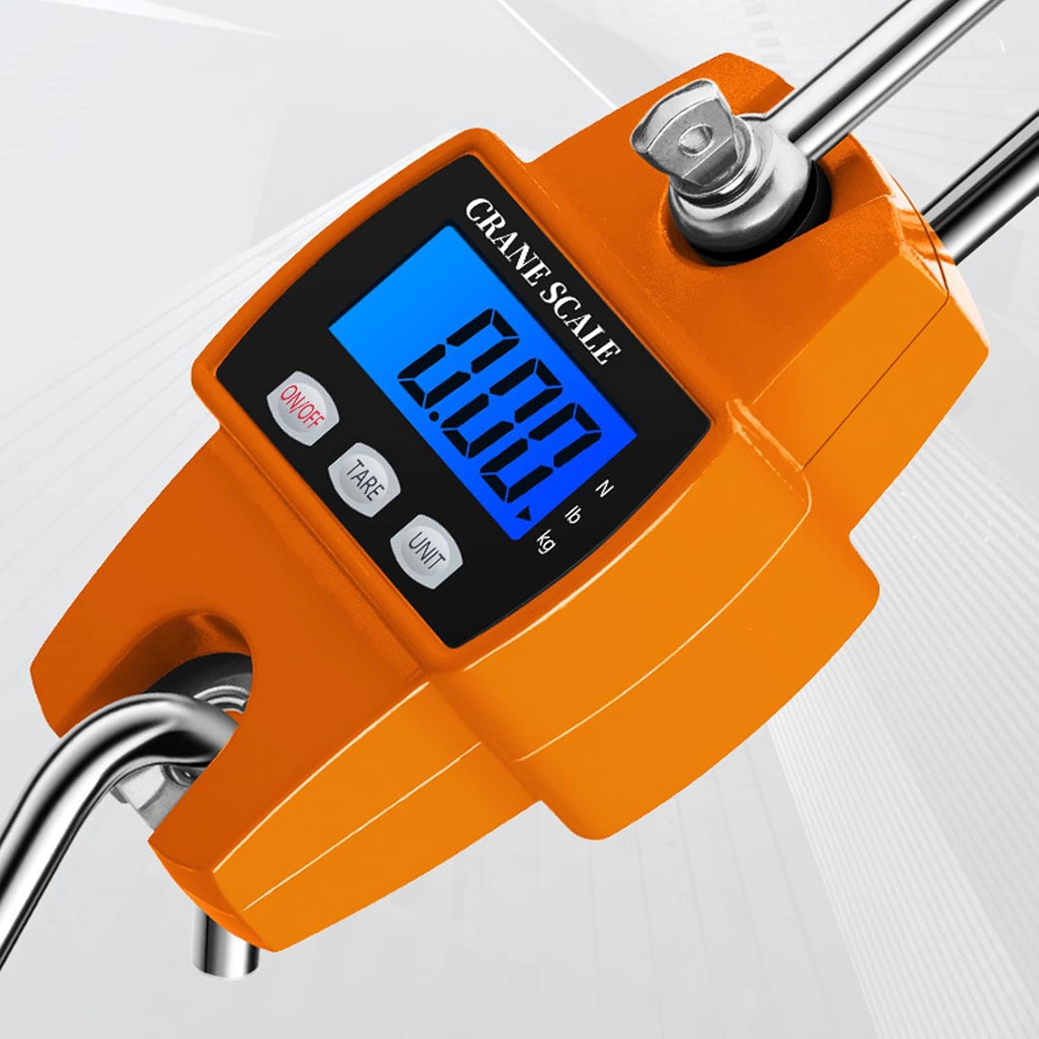 Digital Hanging Scale 660 LB 300KG Heavy-Duty Waterproof Fish Scale Portable Crane-Scale for Luggage Weight Digital Hanging Scale, As the Picture Shows