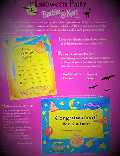 HALLOWEEN PARTY BARBIE & KEN DOLLS Set TARGET Special Edition w Barbie Doll & Ken Doll Dressed as PIRATES (1998)