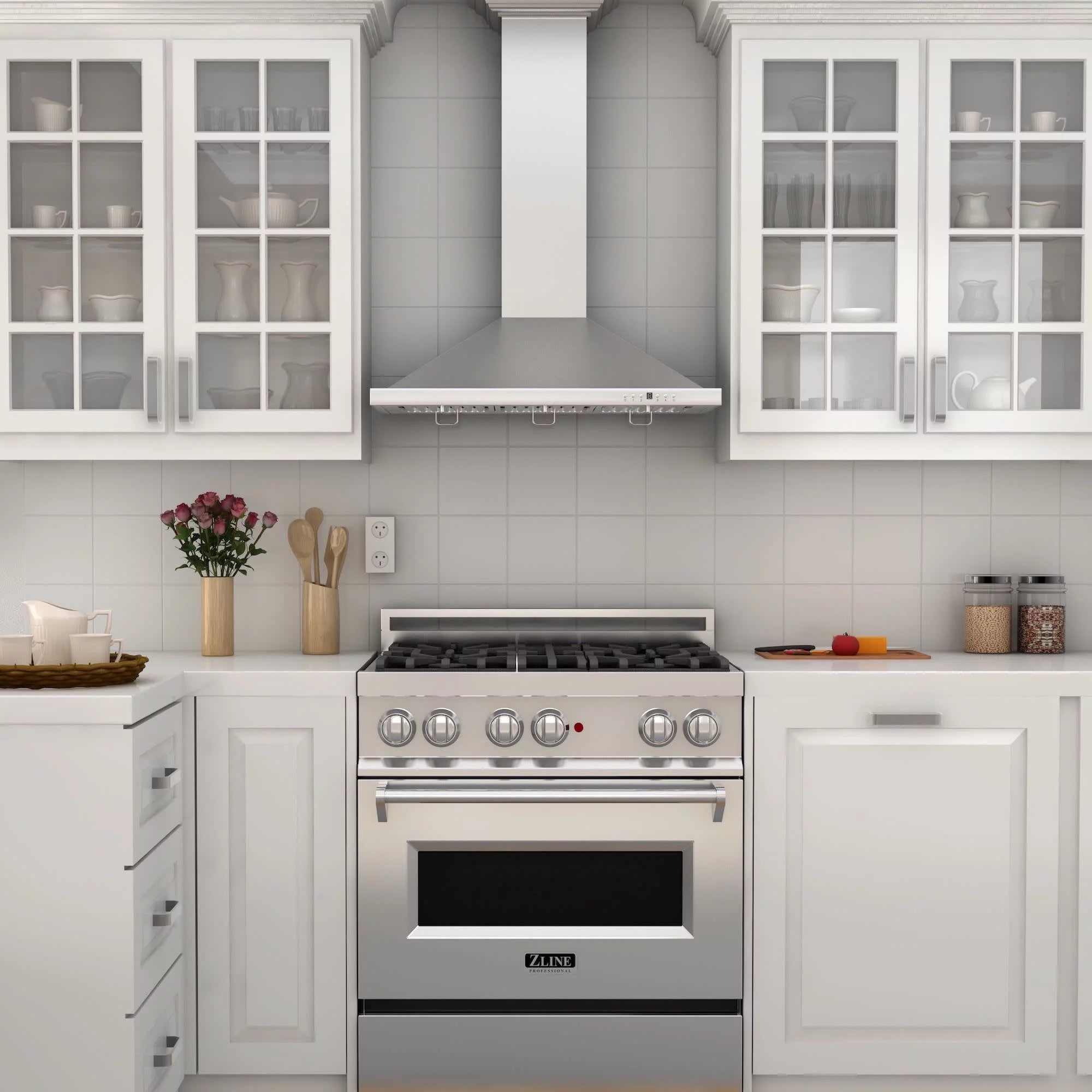 ZLINE 42 in. Wall Mount Range Hood in Stainless Steel KB42