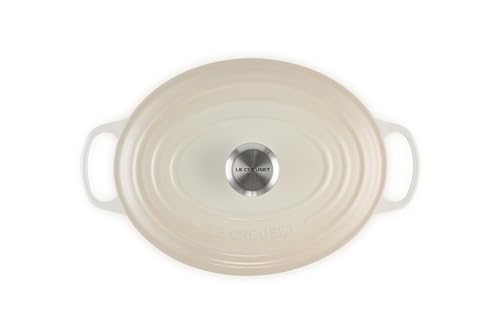 Le Creuset Enameled Cast Iron Signature Oval Dutch Oven, 6.75 qt., Meringue