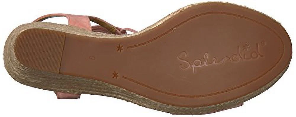 Splendid Women's Fianna Wedge Sandal, Blush, 10 Medium US